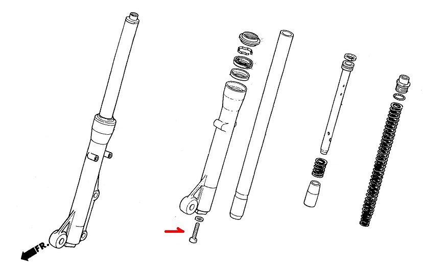 ns50f フロントフォーク-hybridautomotive.com